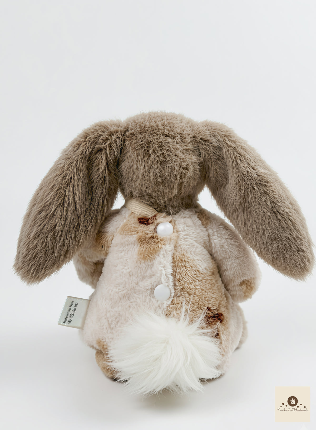 Soft Sherpa Fleece Snap-Back Romper with Pocket for Plush Bunnies & Bear Plush