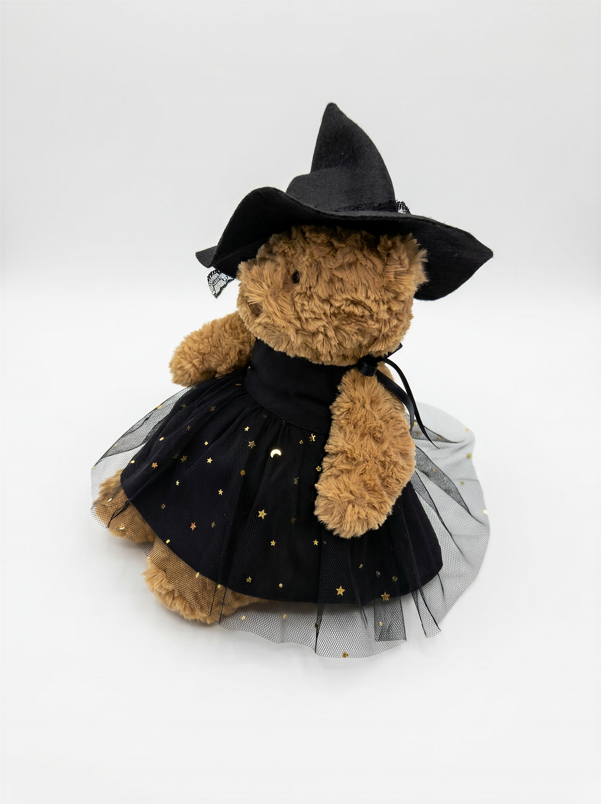 Handmade Halloween Tutu Dress & Hat Set for Teddy Bear | Bear Halloween Cosplay Costume