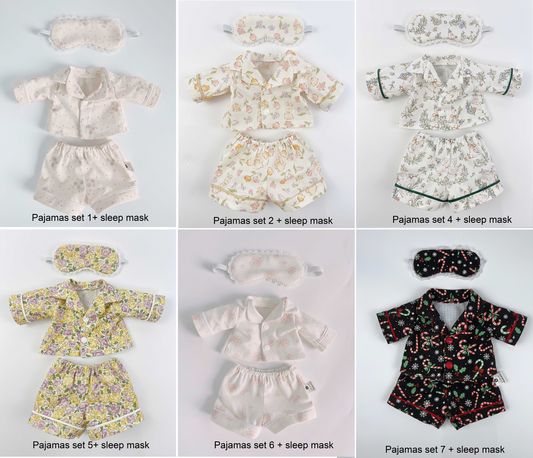 Super hot Pajamas custom for bunnies and bear, Pajamas for plush toys. gift for kids