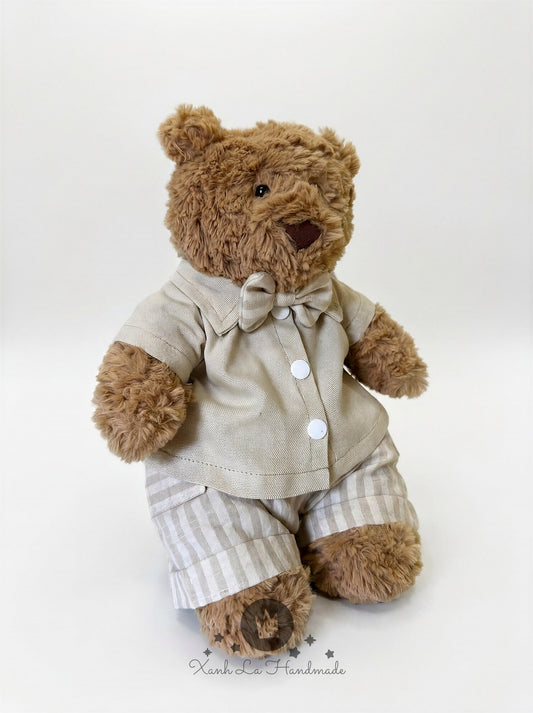 Bear Button-Up Shirt for Jellycat - handmade shirt, photo 1
