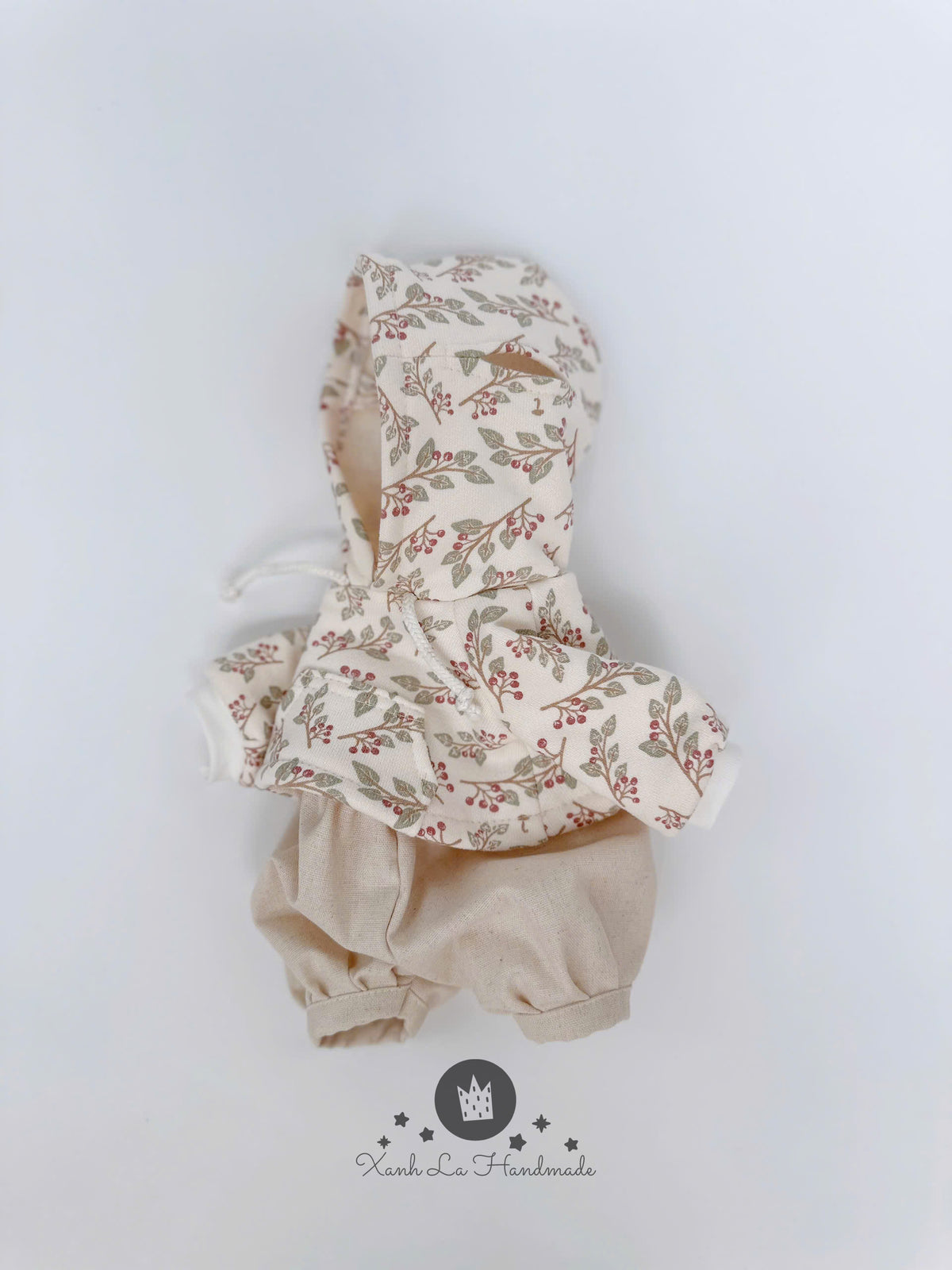 SUPER UNIQUE Hoodie with Ear Holes & Pants Set for Jellicat Bunny
