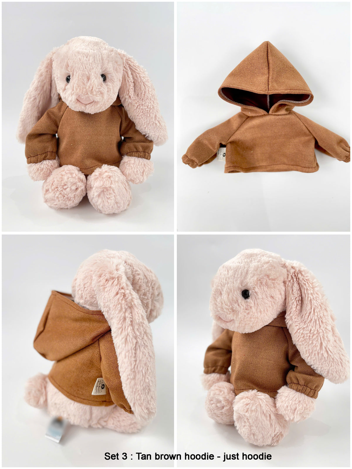 Super cute hoodie for bunnies , Hoodies in various sizes bunnies, a special gift for plush rabbit enthusiasts.