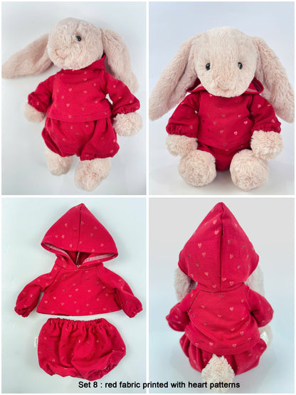 Super cute hoodie for bunnies , Hoodies in various sizes bunnies, a special gift for plush rabbit enthusiasts.