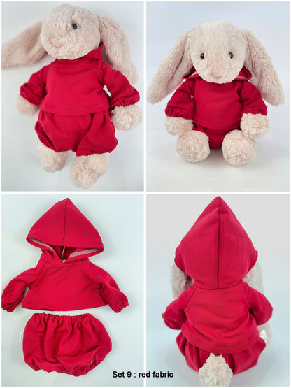 Super cute hoodie for bunnies , Hoodies in various sizes bunnies, a special gift for plush rabbit enthusiasts.