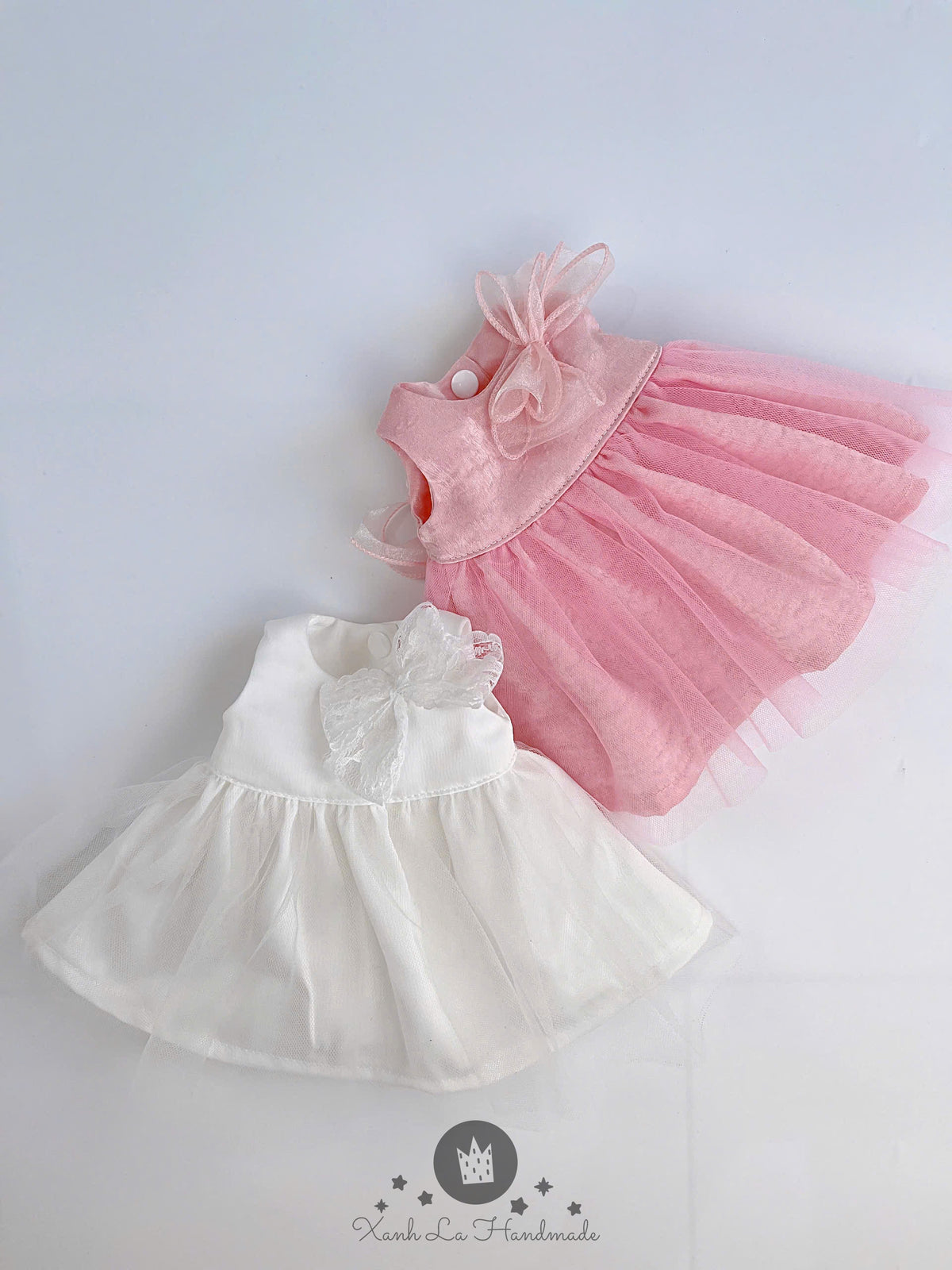 Handmade White Satin & Tulle Bridal Dress for Jellicat Bunny, Bridesmaid & Collector Gift