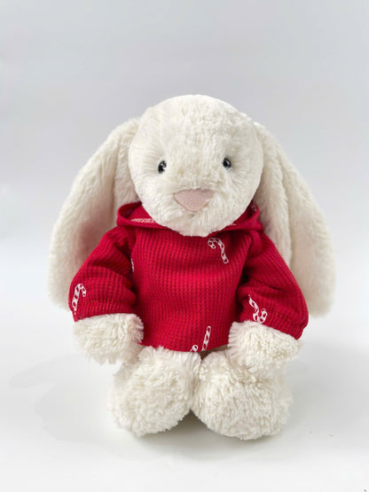 Super cute hoodie for bunnies , Hoodies in various sizes bunnies, a special gift for plush rabbit enthusiasts.