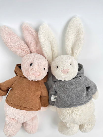Super cute hoodie for bunnies , Hoodies in various sizes bunnies, a special gift for plush rabbit enthusiasts.