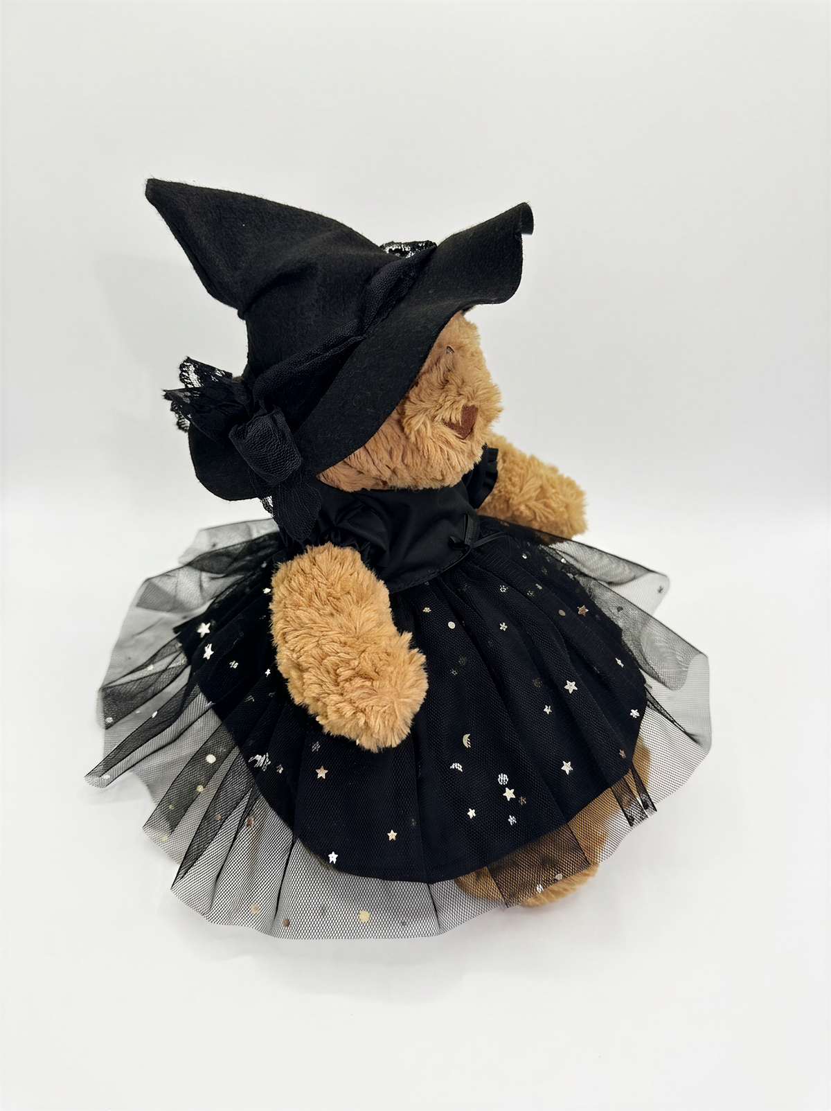 Handmade Halloween Tutu Dress & Hat Set for Teddy Bear | Bear Halloween Cosplay Costume