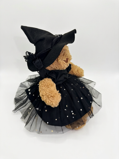 Handmade Halloween Tutu Dress & Hat Set for Teddy Bear | Bear Halloween Cosplay Costume