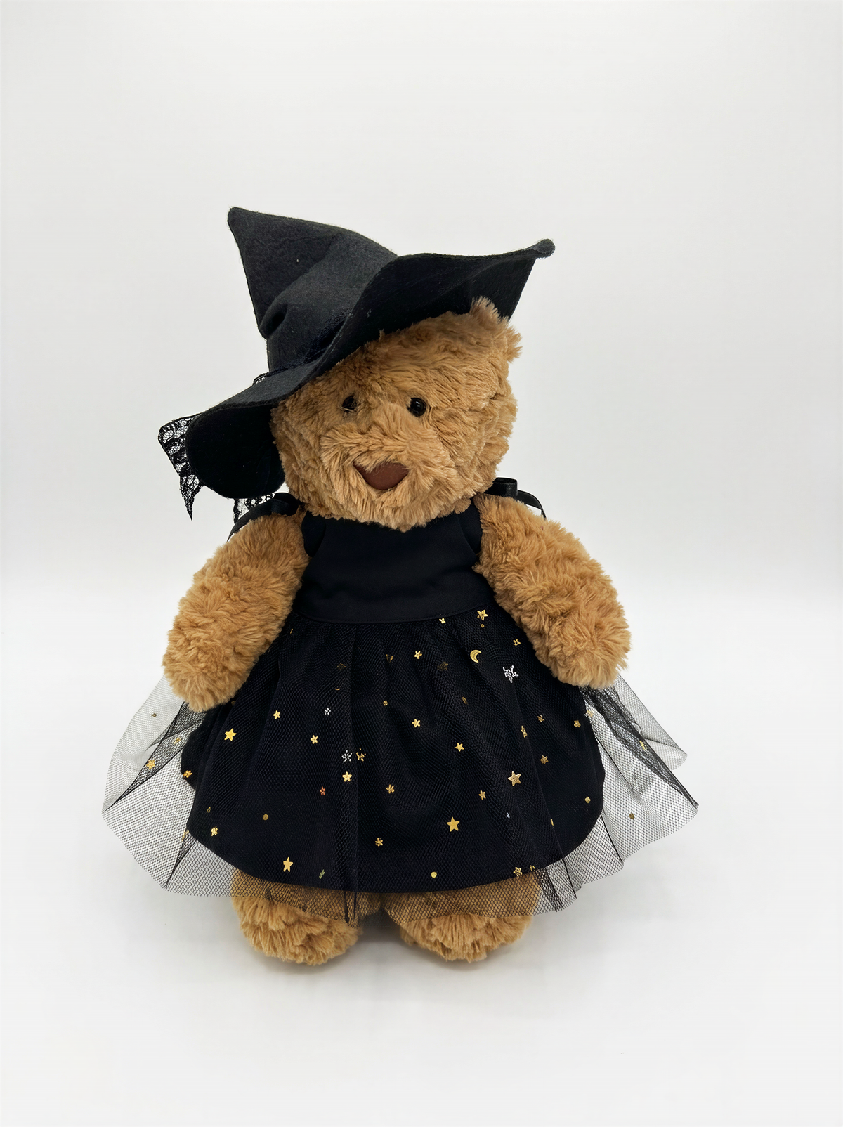 Handmade Halloween Tutu Dress & Hat Set for Teddy Bear | Bear Halloween Cosplay Costume