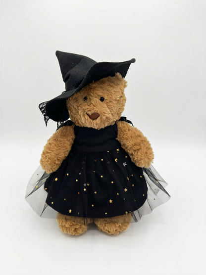 Handmade Halloween Tutu Dress & Hat Set for Teddy Bear | Bear Halloween Cosplay Costume