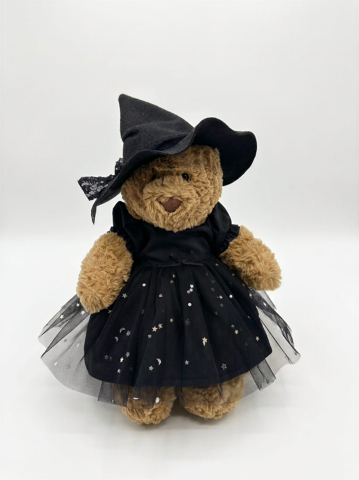 Handmade Halloween Tutu Dress & Hat Set for Teddy Bear | Bear Halloween Cosplay Costume
