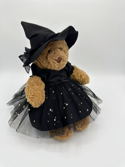 Handmade Halloween Tutu Dress & Hat Set for Teddy Bear | Bear Halloween Cosplay Costume