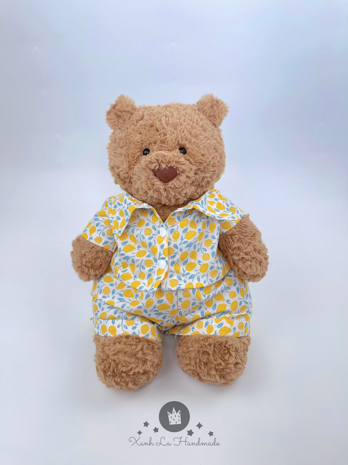 Handmade Hawaiian Summer Shirt & Shorts Set for Jellicat Bartholomew Bear