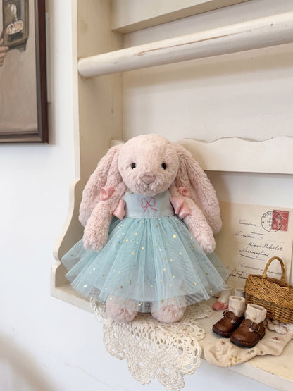 Handmade Cami Strap Dress for Jellicat Bunny, Unique Gift for Girlfriend & Grandkids