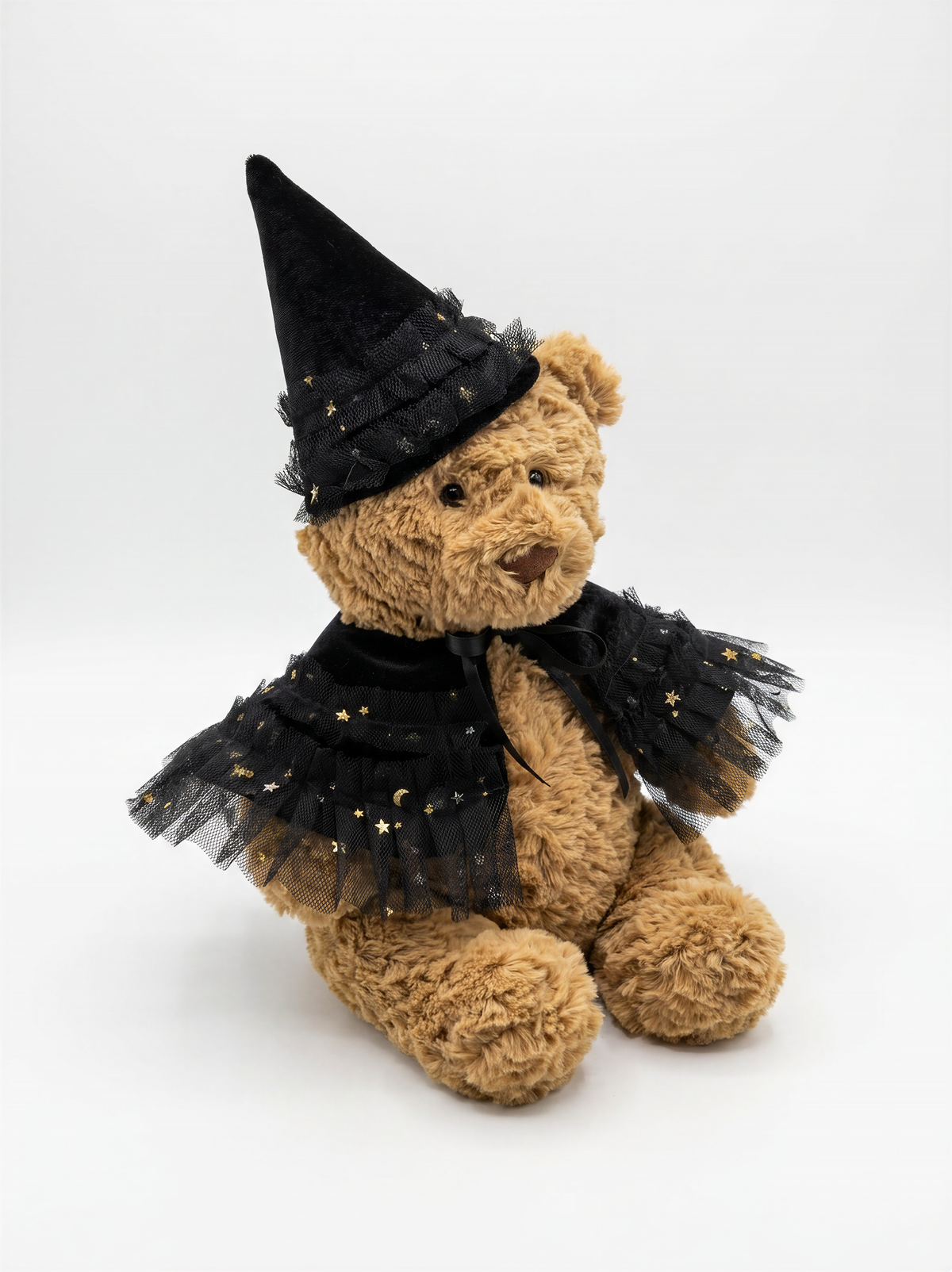 Handmade Halloween Tutu Dress & Hat Set for Teddy Bear | Bear Halloween Cosplay Costume
