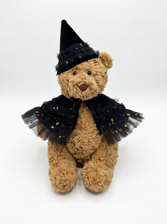 Handmade Halloween Tutu Dress & Hat Set for Teddy Bear | Bear Halloween Cosplay Costume