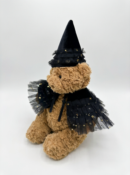 Handmade Halloween Tutu Dress & Hat Set for Teddy Bear | Bear Halloween Cosplay Costume