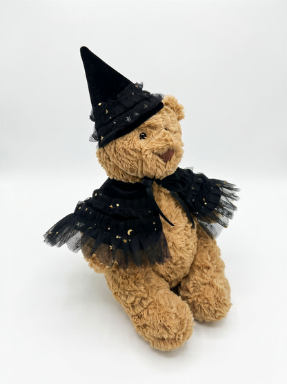 Handmade Halloween Tutu Dress & Hat Set for Teddy Bear | Bear Halloween Cosplay Costume