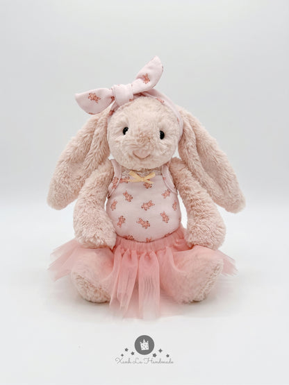 Handmade Bunny Ballerina Outfit – Ballet Leotard & Tutu Set