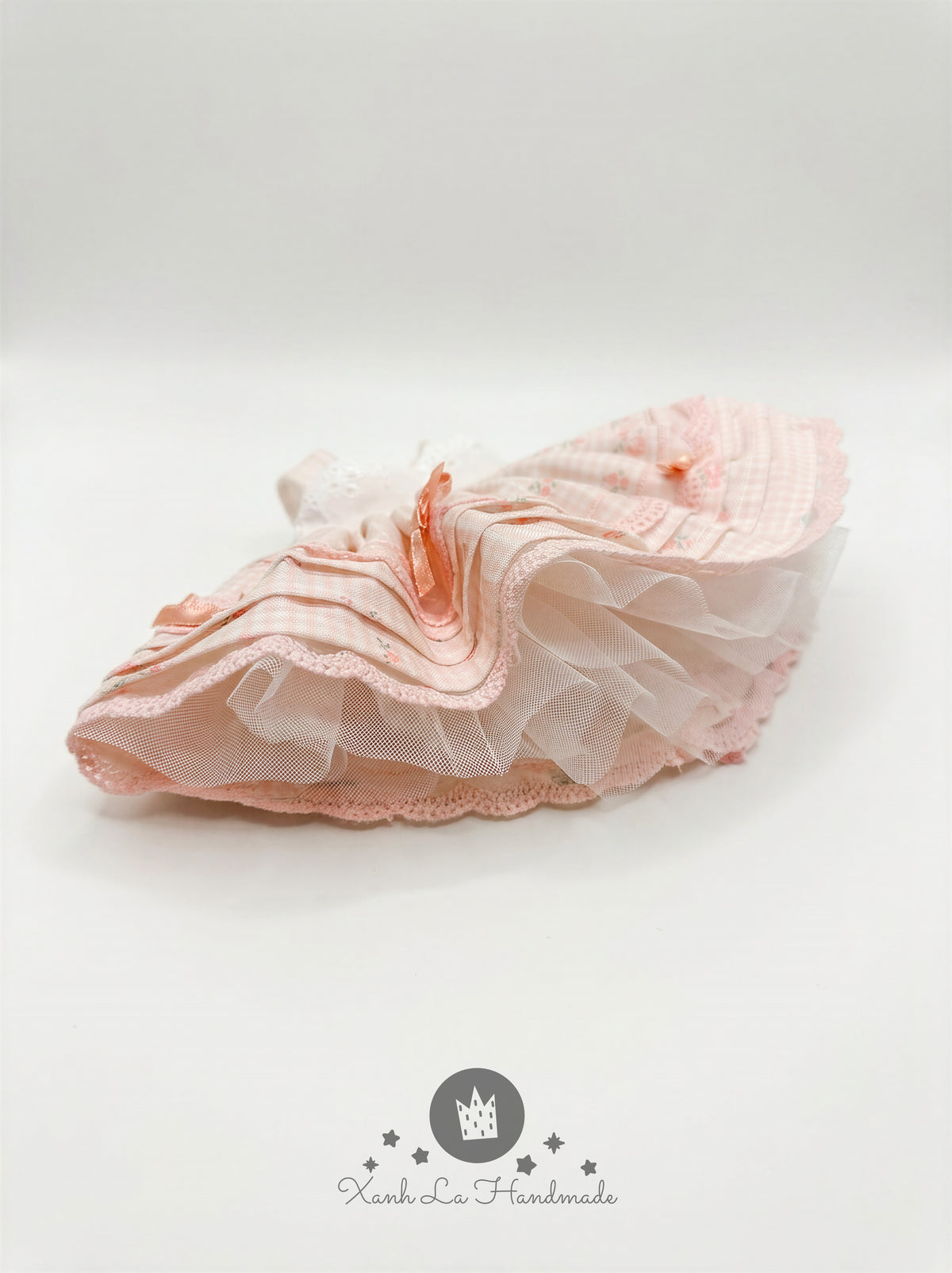 Exquisite Handmade Fluffy Tiered Tutu Dress for Plush Bunny