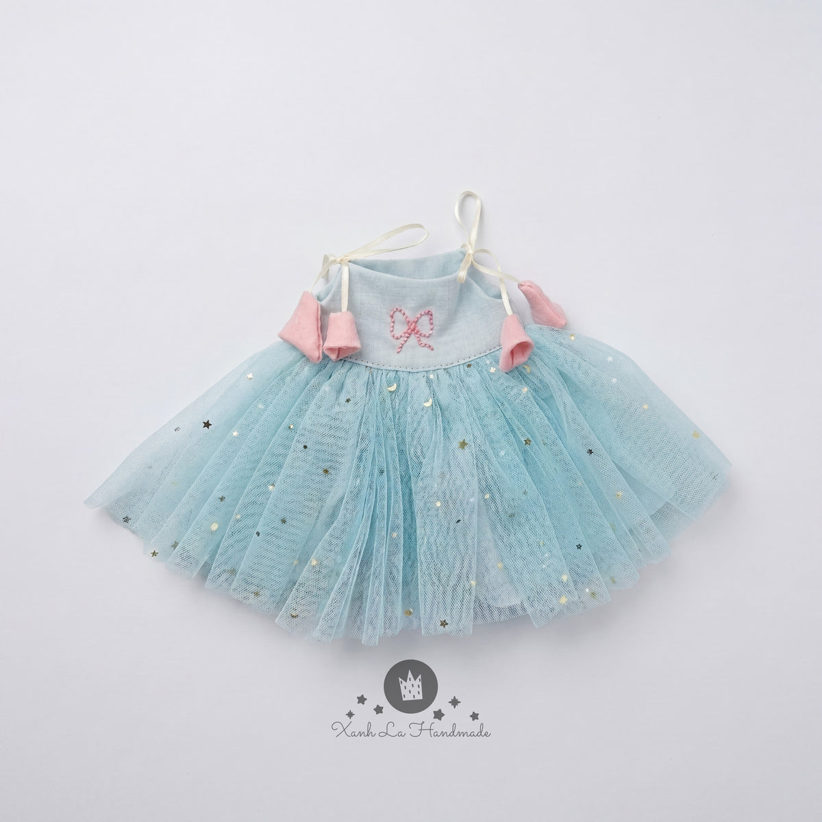 Handmade Cami Strap Dress for Jellicat Bunny, Unique Gift for Girlfriend & Grandkids