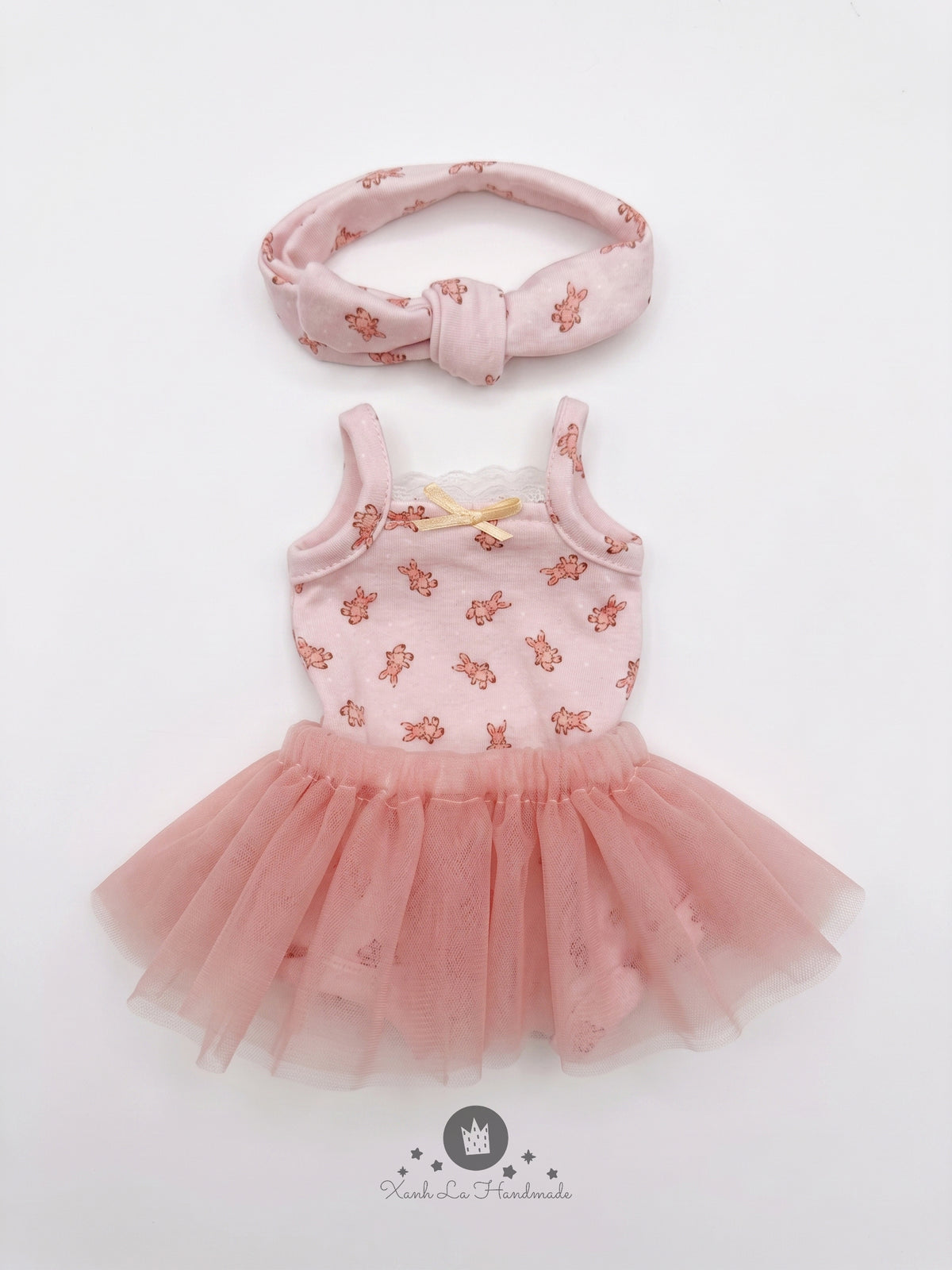 Handmade Bunny Ballerina Outfit – Ballet Leotard & Tutu Set