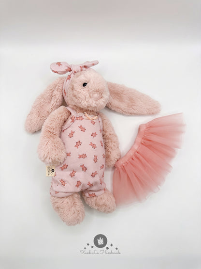 Handmade Bunny Ballerina Outfit – Ballet Leotard & Tutu Set