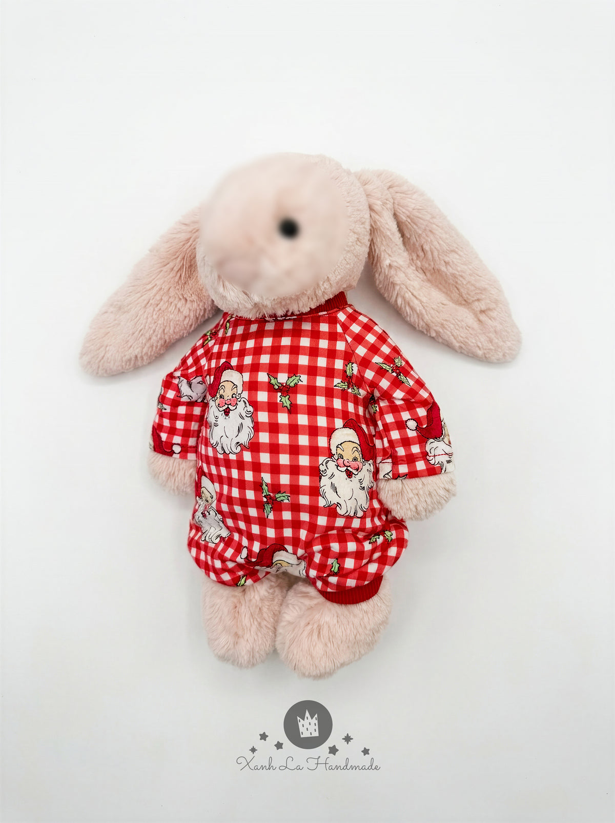 Easy-Snap Back Bodysuit for bunnies, Outfits for plush rabbits, a special gift for plush rabbit enthusiasts.