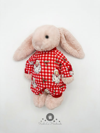 Easy-Snap Back Bodysuit for bunnies, Outfits for plush rabbits, a special gift for plush rabbit enthusiasts.