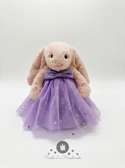 Handmade Tutu Dress for Jellicat Bunny | Cute Birthday Gift for Kids & Collectors