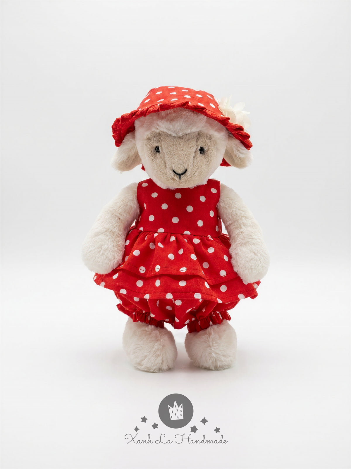 SUPER CUTE Handmade Romper & Ruffled Sun Bonnet Set for Jell cat Bear