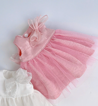 Handmade White Satin & Tulle Bridal Dress for Jellicat Bunny, Bridesmaid & Collector Gift