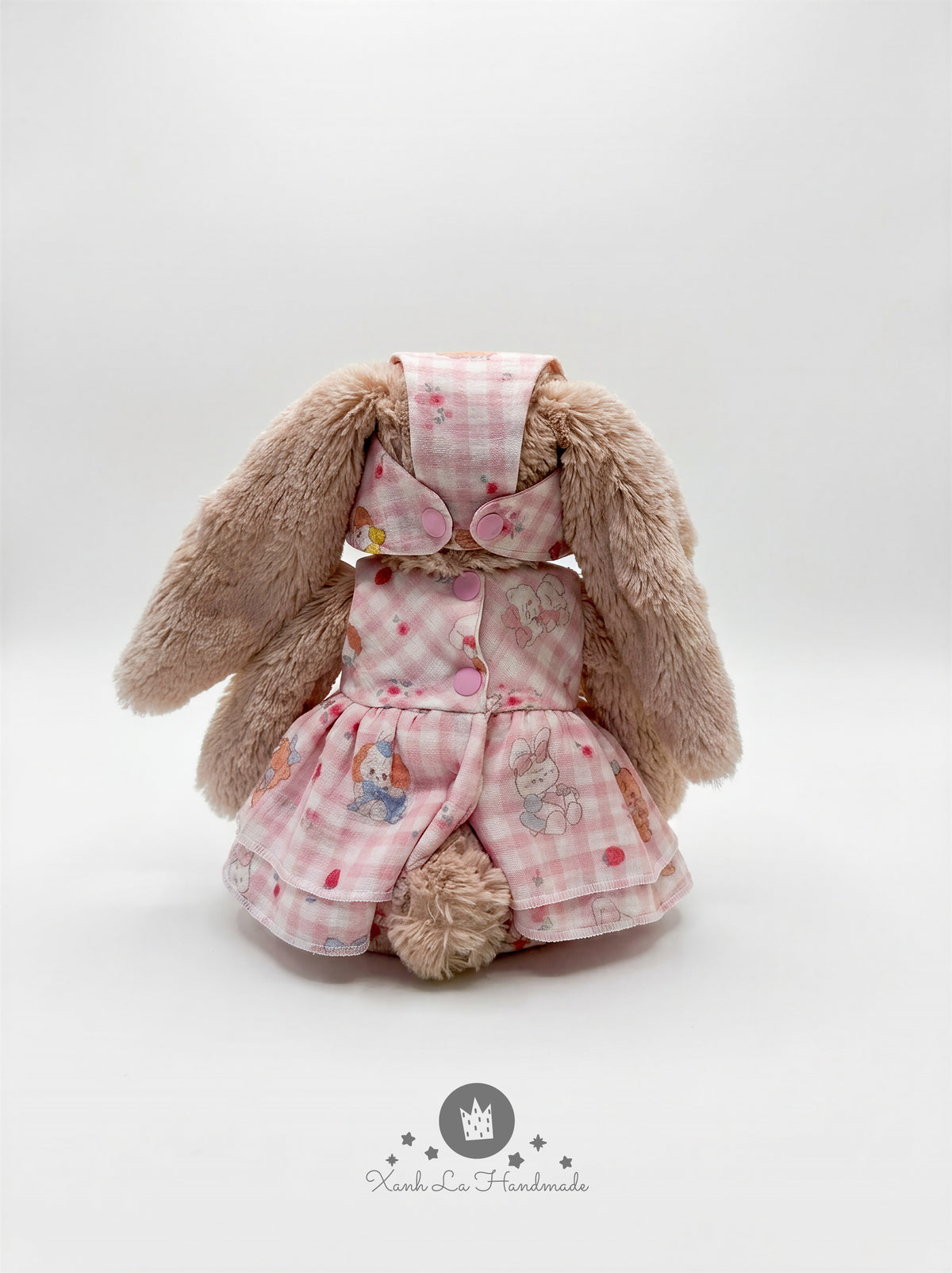 SUPER CUTE Handmade Romper & Ruffled Sun Bonnet Set for Jell cat Bear