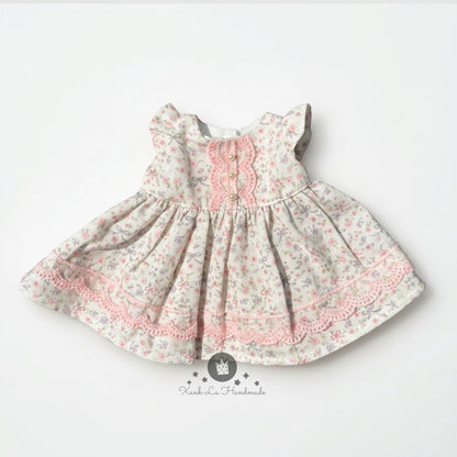 Handmade Lace Bodice Dress for Jellicat  Bunny, Gift for Grandkids & Collectors