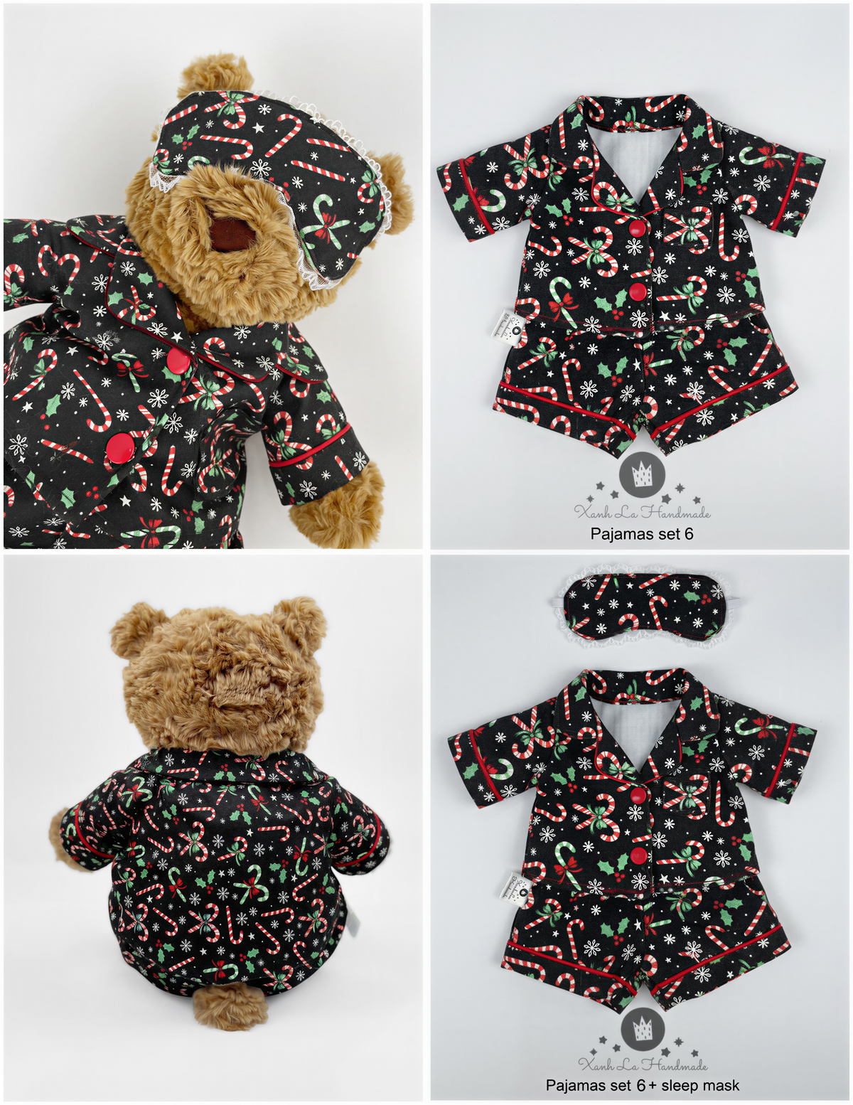 Super hot Pajamas custom Jellicat bear, Pajamas for plush toys