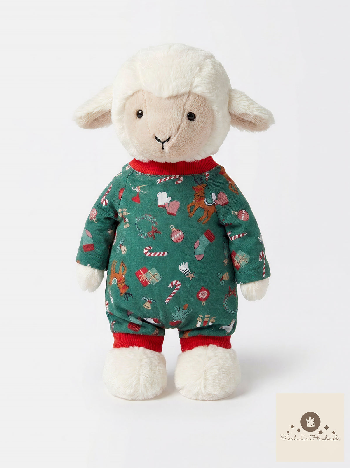 Vintage Christmas outfits for Jellicat bunnies, special handmade gifts.