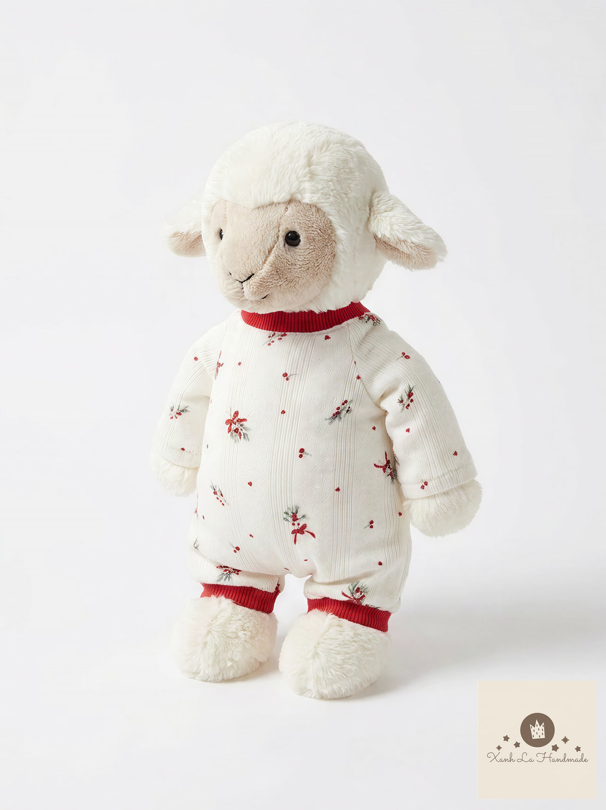 Vintage Christmas outfits for Jellicat bunnies, special handmade gifts.