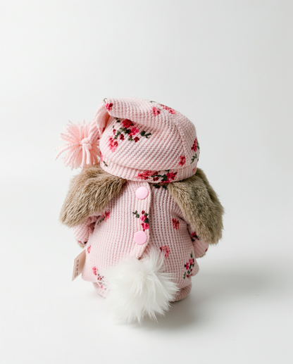 Super cozy & impossibly cute Snap-Back Romper with a wool hat for Plush Bunnies