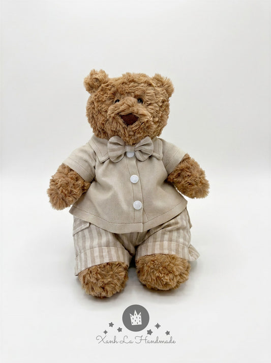 Bear Button-Up Shirt for Jellycat - handmade shirt, photo 4