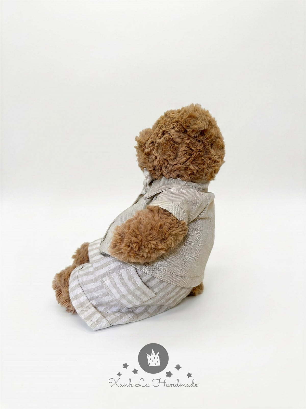 Bear Button-Up Shirt for Jellycat - handmade shirt, photo 6