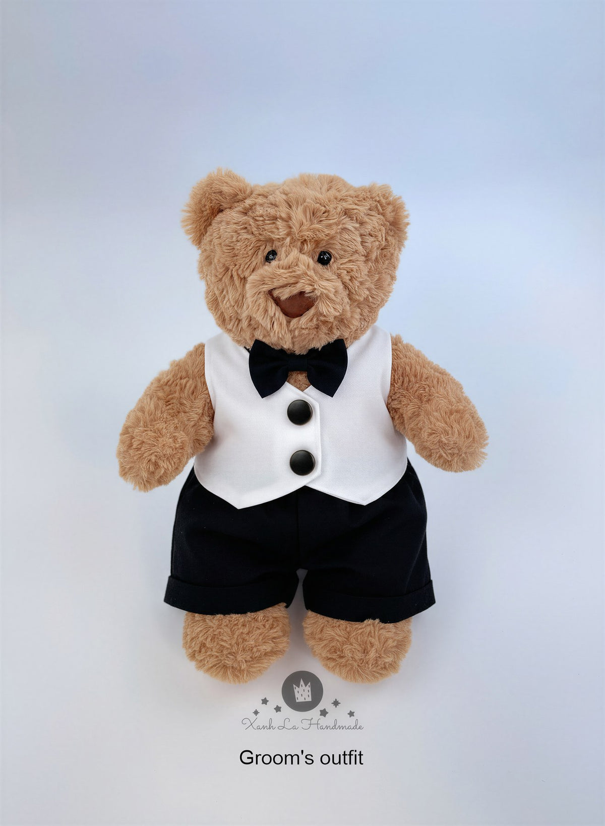 Bride & Groom Wedding Set for Jellycat - handmade costume, photo 1