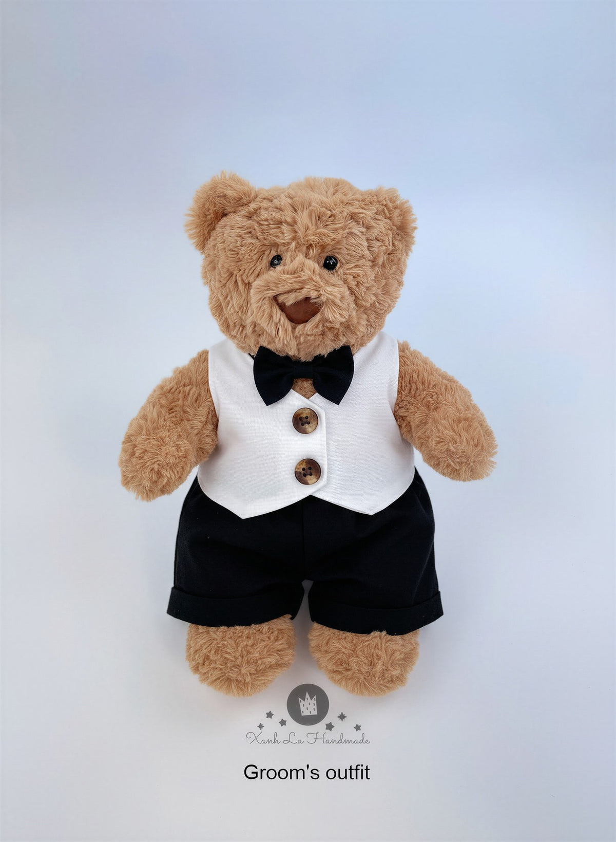 Bride & Groom Wedding Set for Jellycat - handmade costume, photo 13