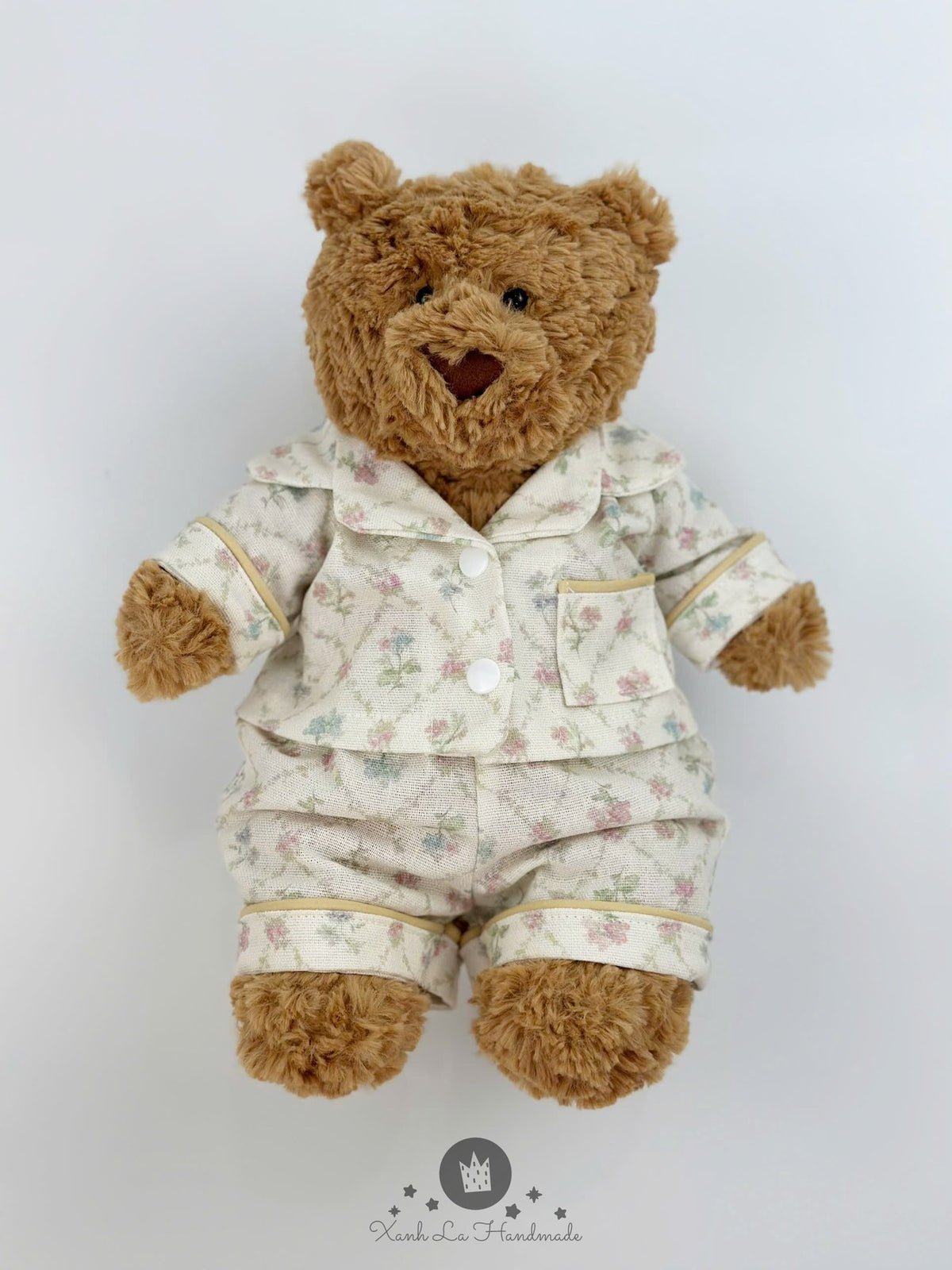 Cozy Bear Pajamas Set for Jellycat - handmade pajamas, photo 9