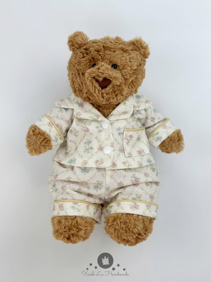 Cozy Bear Pajamas Set for Jellycat - handmade pajamas, photo 9