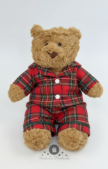 Cozy Bear Pajamas Set for Jellycat - handmade pajamas, photo 11