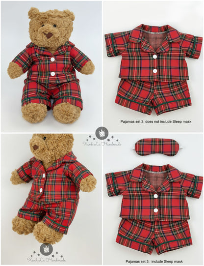 Cozy Bear Pajamas Set for Jellycat - handmade pajamas, photo 15