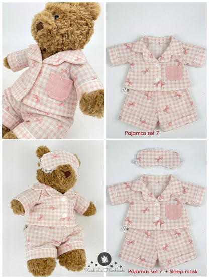 Cozy Bear Pajamas Set for Jellycat - handmade pajamas, photo 18