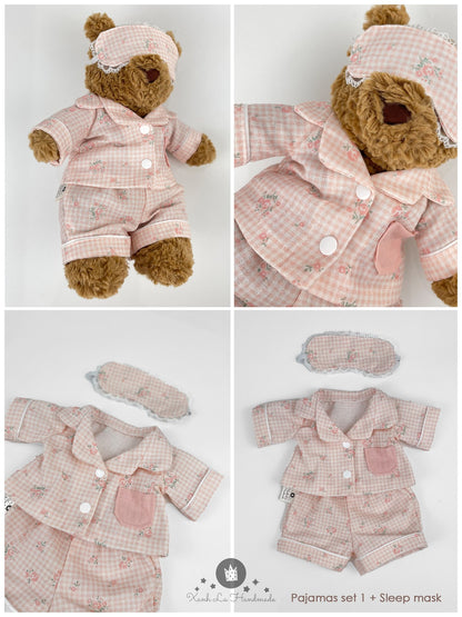Cozy Bear Pajamas Set for Jellycat - handmade pajamas, photo 19