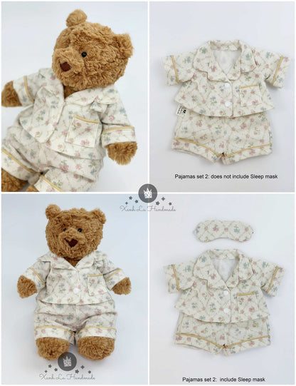 Cozy Bear Pajamas Set for Jellycat - handmade pajamas, photo 25